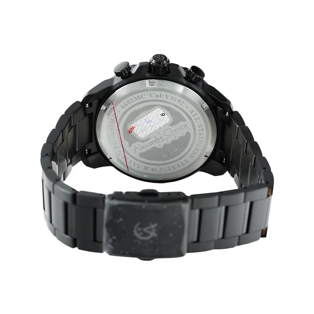 Alexandre Christie Chronograph Black Men's Watch 6602MCBIPBARG