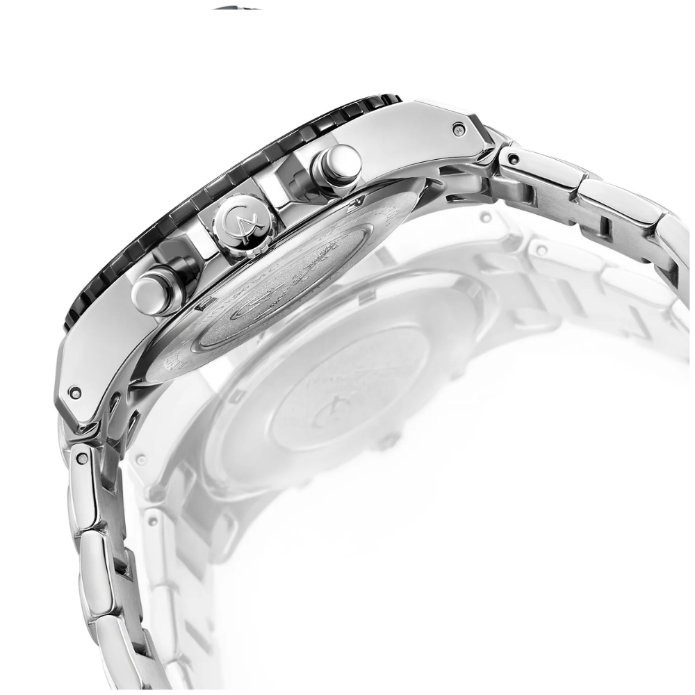 Alexandre Christie Chronograph Silver Men's Watch 6141MCBTBSL