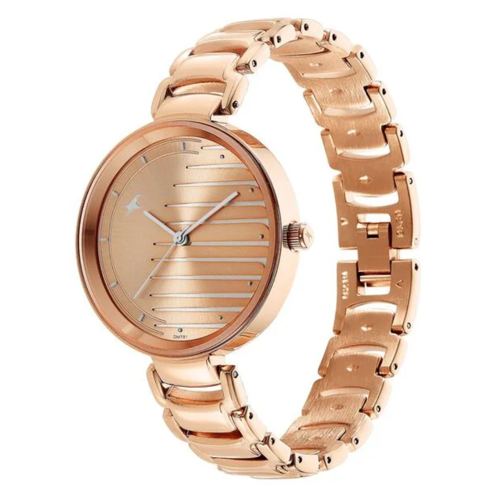 Fastrack Style Up Rose Gold Women's Watch NT6216WM02