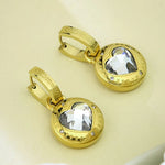 GUESS Rolling Hearts Gold-Plated Women's Earrings UBE03351YG