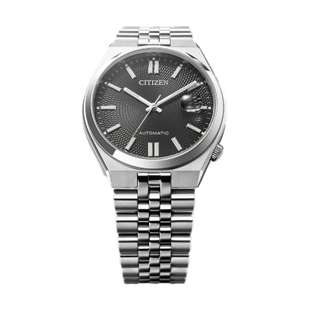 Citizen Tsuyosa 60 Black Dial Men's Automatic Watch NK0020-55E