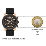 Santa Barbara Polo & Racquet Club Black Dial Men's Watch SB.1.10515-3
