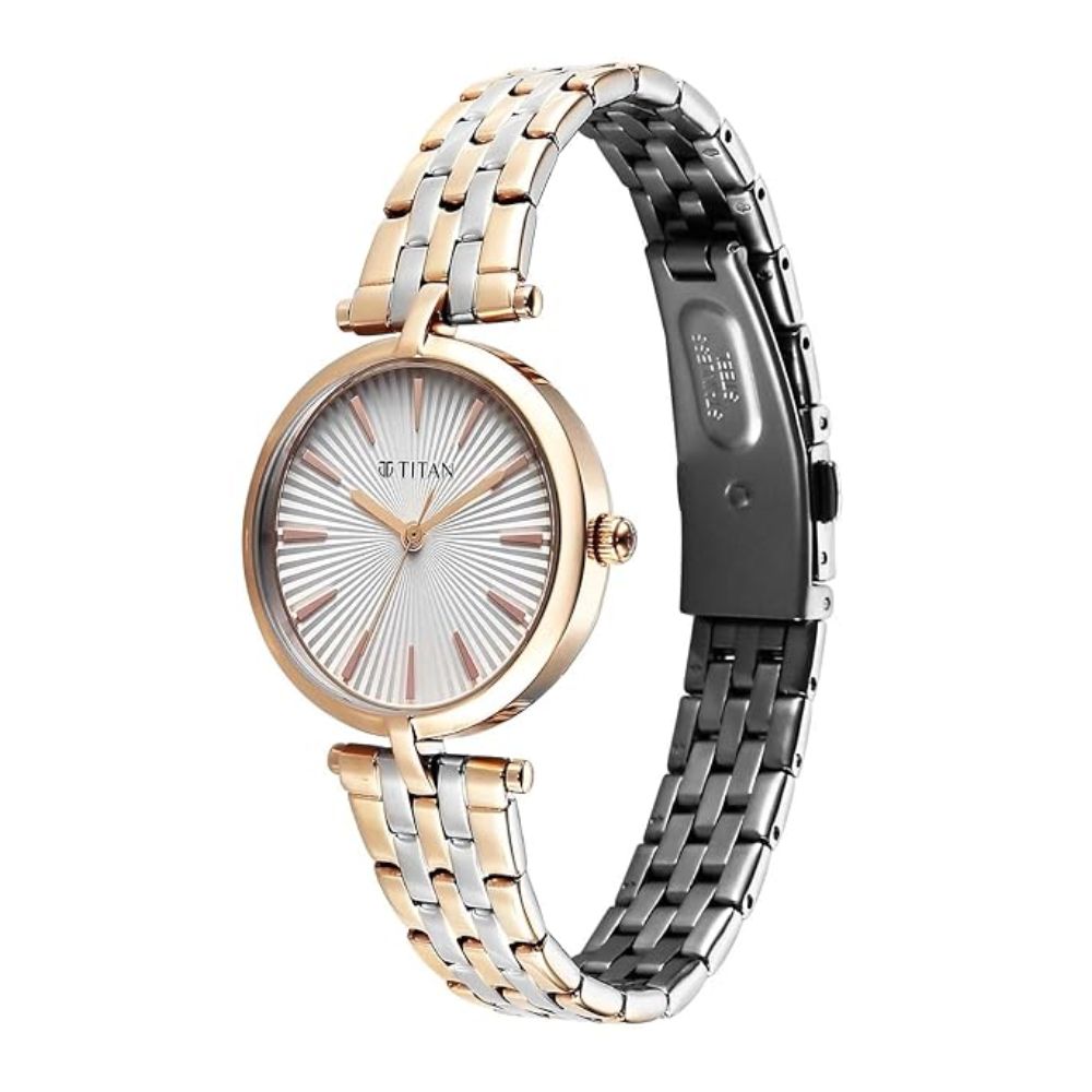 Titan Work Mode Silver Women's Watch 95351KM01