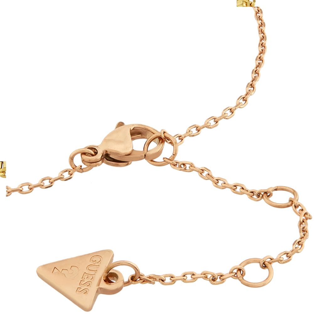GUESS Steel Rose Gold-plated Bracelet Women's Jewellery UBB02137RGL