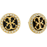 GUESS Life In 4G Gold-Plated Women's Earrings UBE02147YGBK