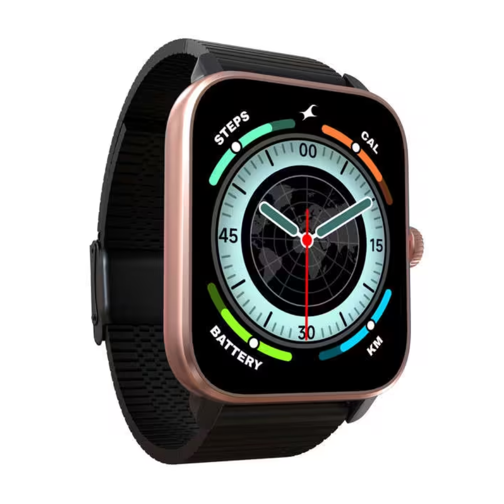 Fastrack Phantom Rose Gold Unisex Watch Rectangular Dial 38103AM03