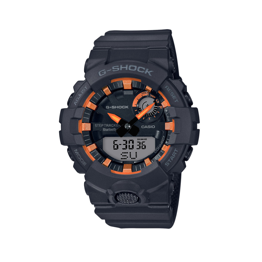 Casio G-Shock Black Resin Strap Men's Watch for GBA-800-1A, GBA-800SF-1A, GBD-800-1, and GBD-800SF-1 | 10561443