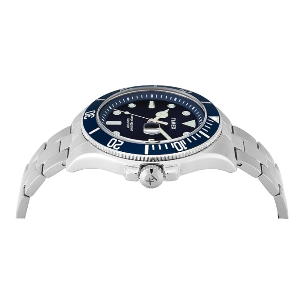 Timex Harborside Silver Analog Men's Stainless Steel Watch TWEG27000