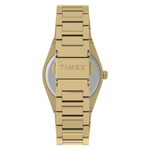 Timex Q Round Gold Dial Analogue Women's Watch - TW2Y82000UJ