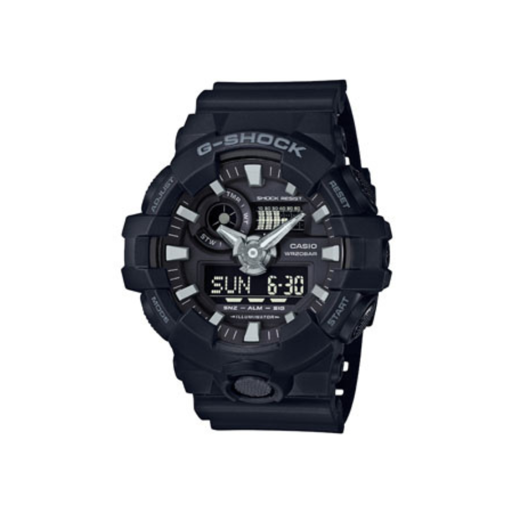 Casio Black Resin Strap Men's Watch GA-700-1A, GA-700-1B, GA-700DC-1A | 10536683