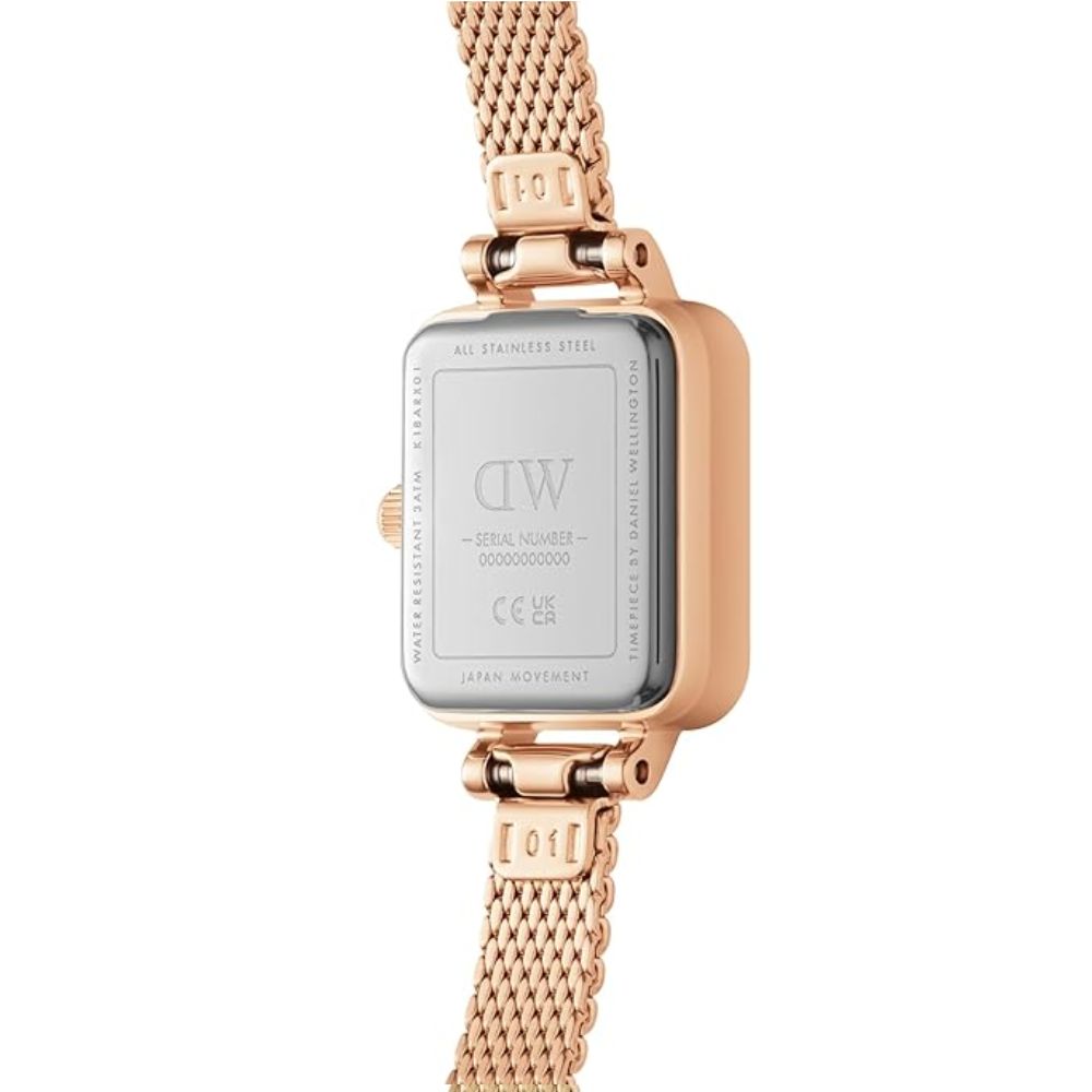 Daniel Wellington Quadro Rose Gold Women's Watch DW00100650K