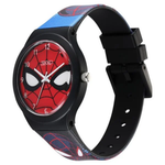 Zoop Marvel Spiderman Red Dial & Multicoloured Strap Interchangeable Watch Set for Boys Kids 16018PP07