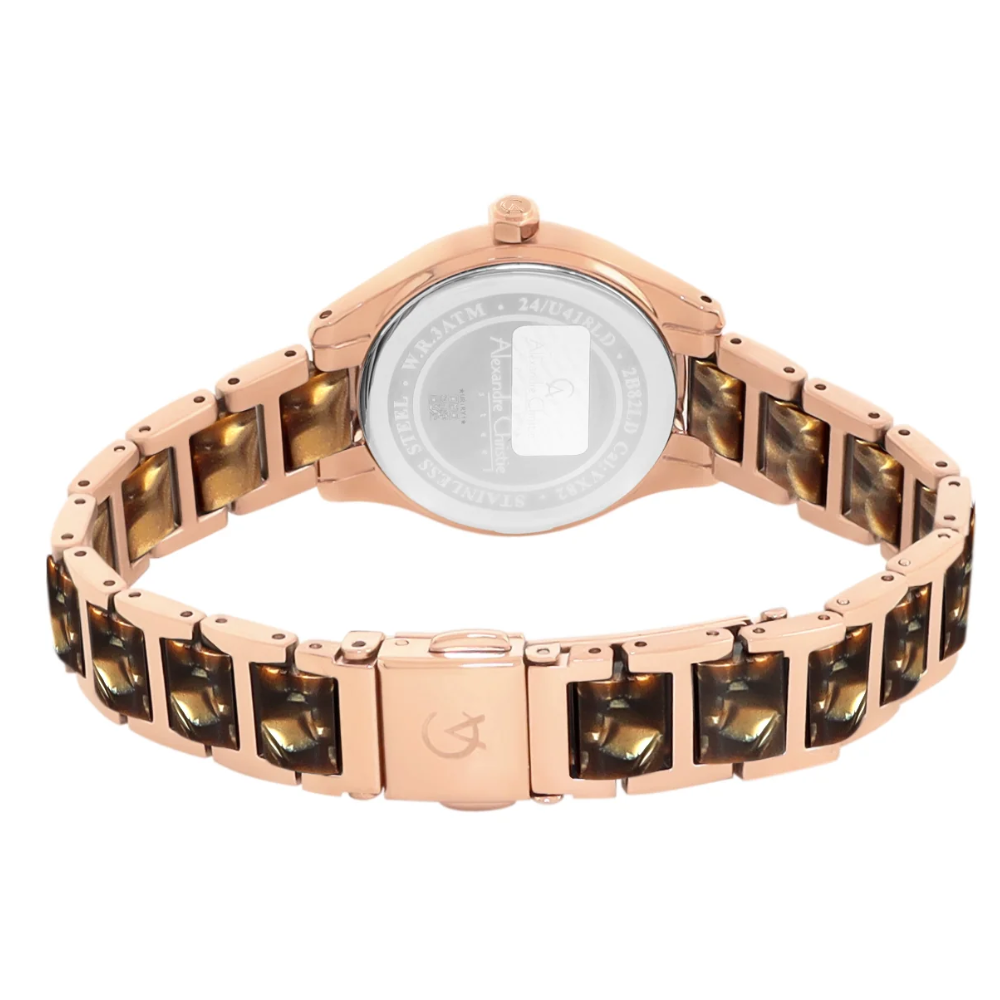 Alexandre Christie Classic Quartz Brown Women's Watch 2B82LDBRGBO