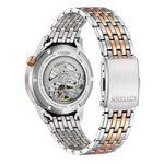 Citizen Open Heart Automatic Mechanical Brown Dial Men's Watch NH9139-80X