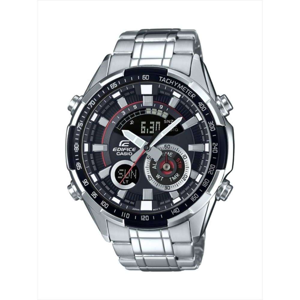Casio Edifice Silver Metal Strap Men's Watch for ERA-600D-1A9V, ERA-600D-1AV, ERA-600RR-2AV 10535173