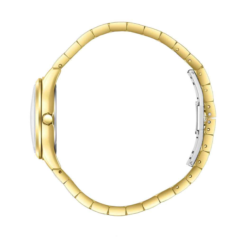 Slazenger Classic White Dial Gold Strap Women's Watch SL.09.2646.3.120
