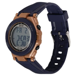 Zoop Digital Rose Gold Digital Blue Strap Boys Kids Digital Watch 16047PP01