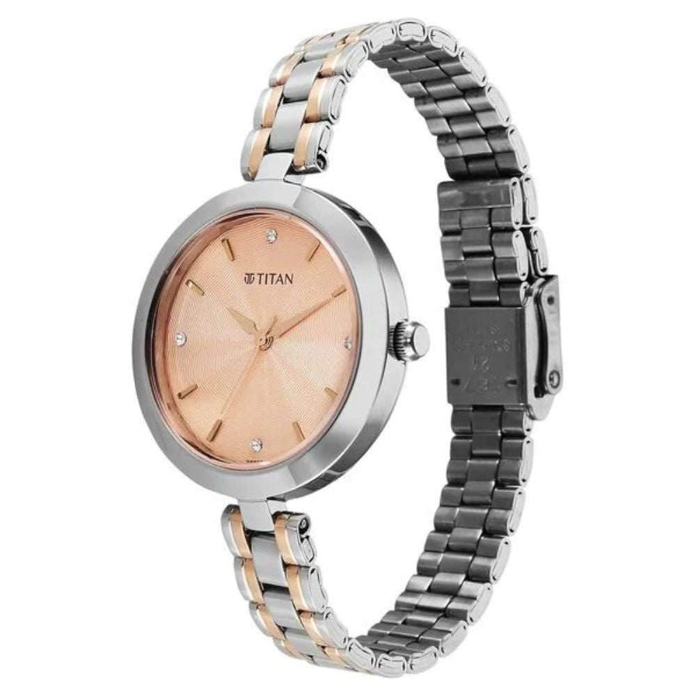 Titan Karishma Rose Gold Women's Watch NU2969KM01