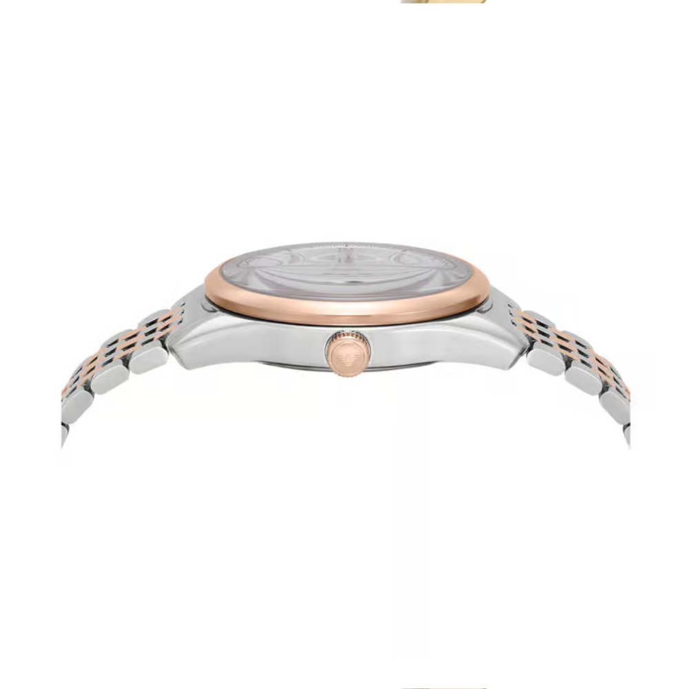 Emporio Armani Men's Automatic Silver Dial Analog Watch AR60092