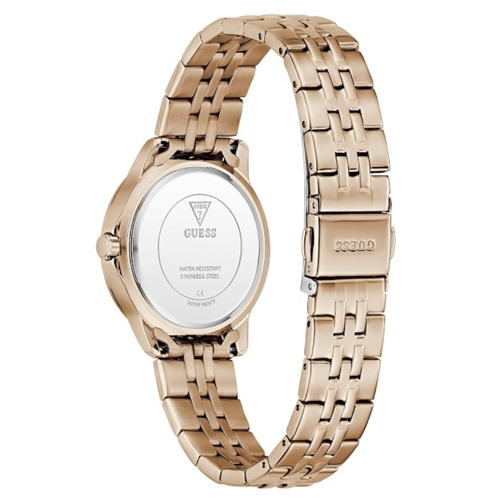GUESS Round White Women's Watch GW1027L4