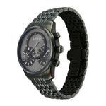 Titan Micromotors Green Independent Hour, Minute and 2nd Sub-Dial Olive Dial Stainless Steel Strap Mens Watch 90179QM01