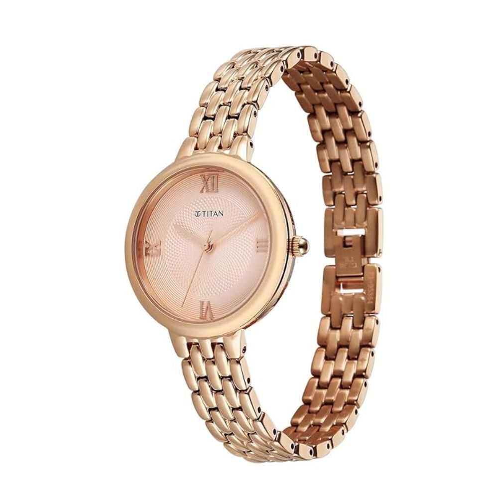 Titan Eminence Rose Gold Women's Watch 95364WM01