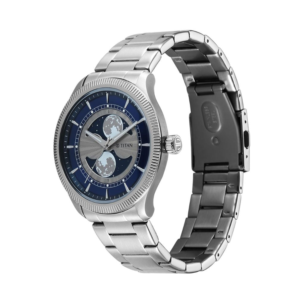 Titan Stellar Blue Men's Watch 10050SM01