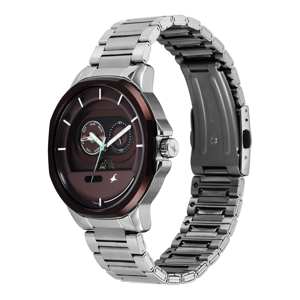 Fastrack Street Opulence Silver Men's Watch 3303KM05
