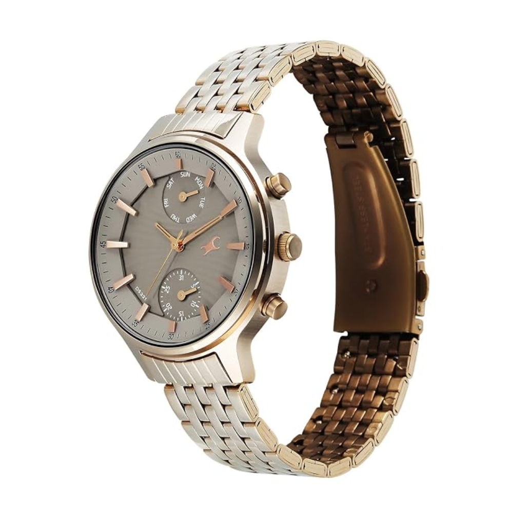 Fastrack Chrome K Grey Women's Watch 6208QM01