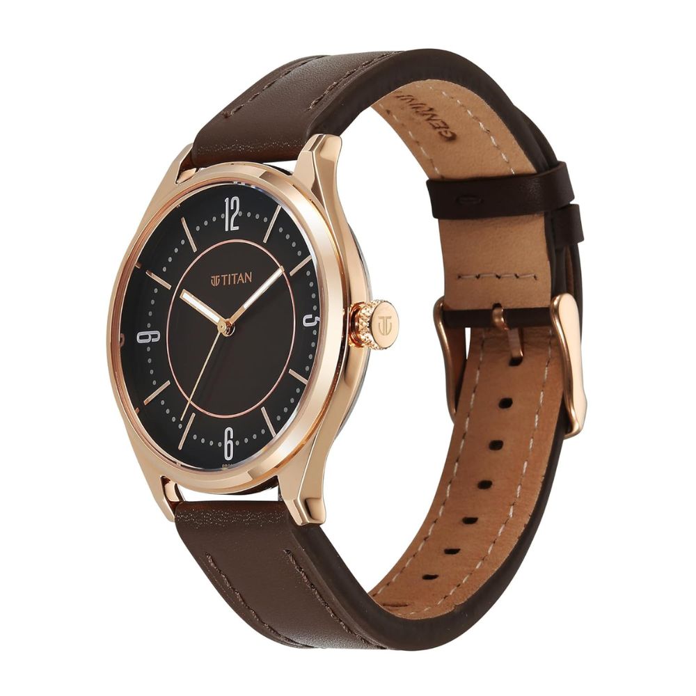 Titan Neo Basics II Brown Men's Watch 1802WL03