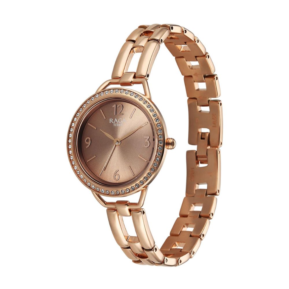 Titan Raga Allure Brown Women's Watch 2791WM01