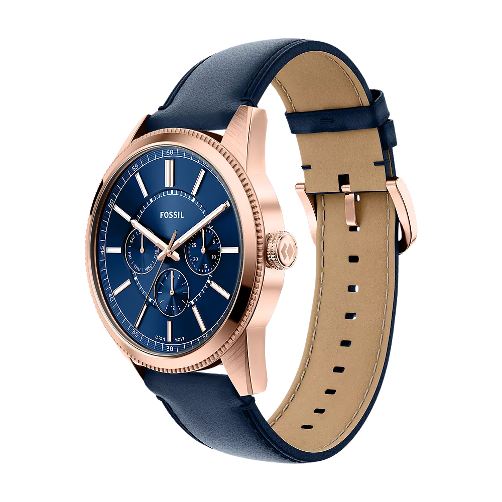 Fossil Pearson Blue Dial Men Quartz Watch FS6196