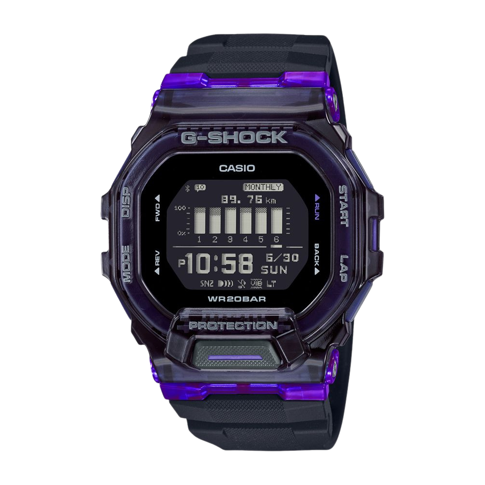 Casio G-Shock BLACK Resin Men's Watch Strap for GBD-200-1, GBD-200SM-1A6, GBD-200UU-1 | 10631654
