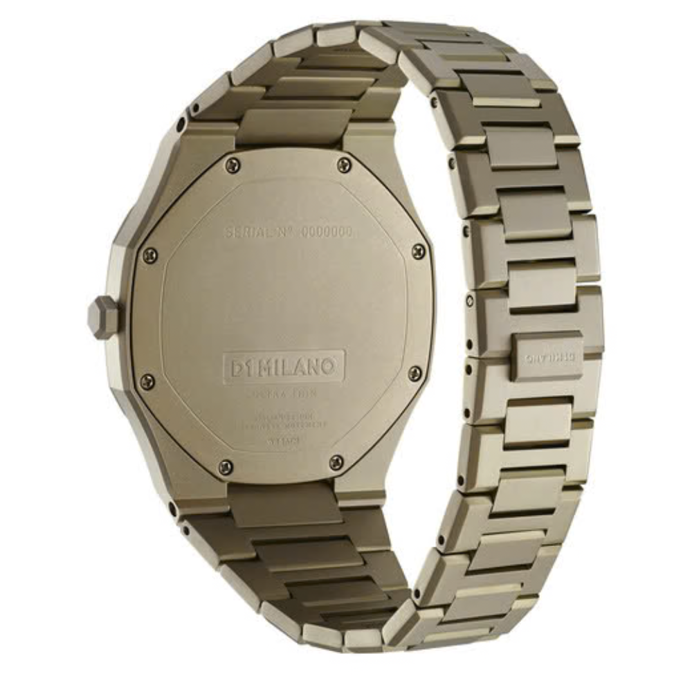 D1 Milano Ultra Thin Gold Dial Men's Watch UTBJ36