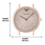 Emporio Armani Kappa Pink Dial Analog Women's Watch AR11129
