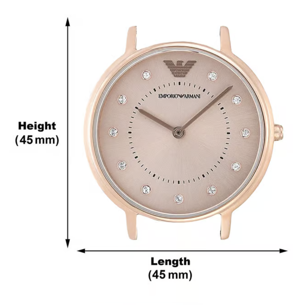Emporio Armani Kappa Pink Dial Analog Women's Watch AR11129