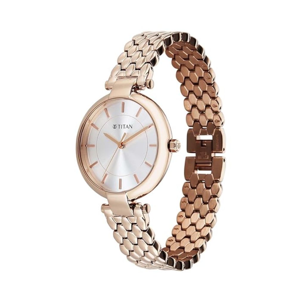 Titan Eminence Rose Gold Women's Watch 95358WM01
