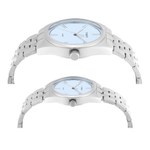 TIMEX SkyBlue Silver Pair's Watch TW00PR360