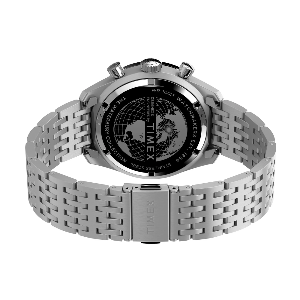 Timex Waterbury Traditional Silver Men Watch TW2V42400UJ