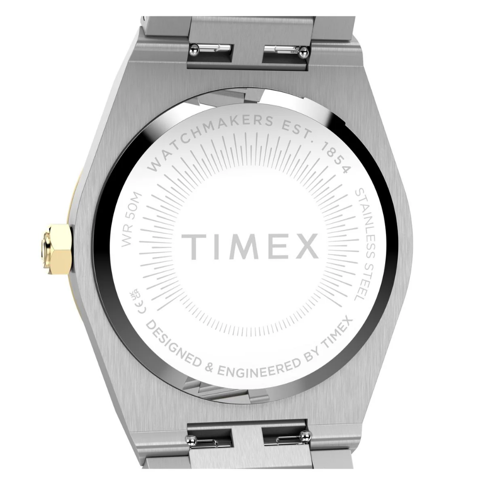 Timex Q Round 34mm Silver Dial Women's Watch TW2Y81900IK