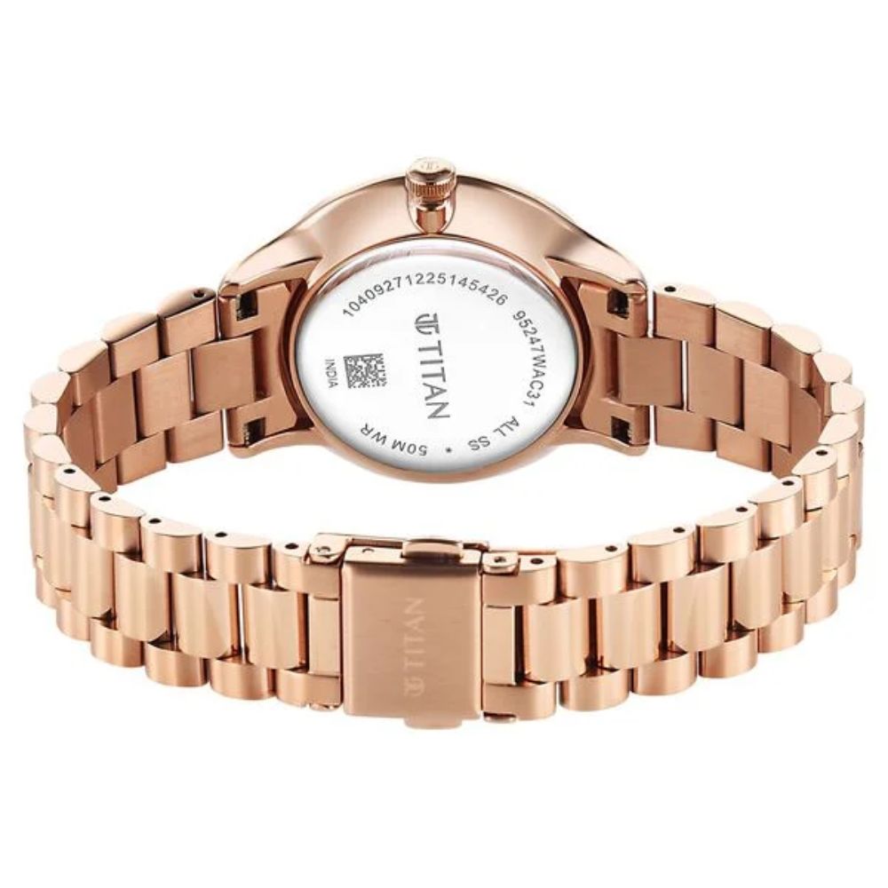 Titan Prestige Purple Women's Watch 95247WM02