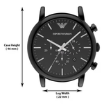 Emporio Armani Chronograph Black Dial Men's Watch AR1918