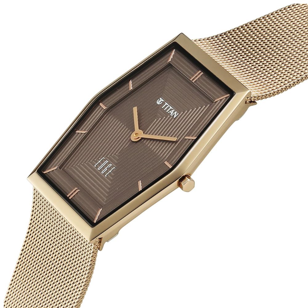 Titan Edge Whimsey Rose Gold Men's Watch 10056QM01