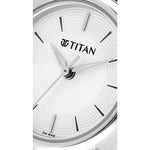 Titan Quartz Analog White Women's Watch NT2593SM04