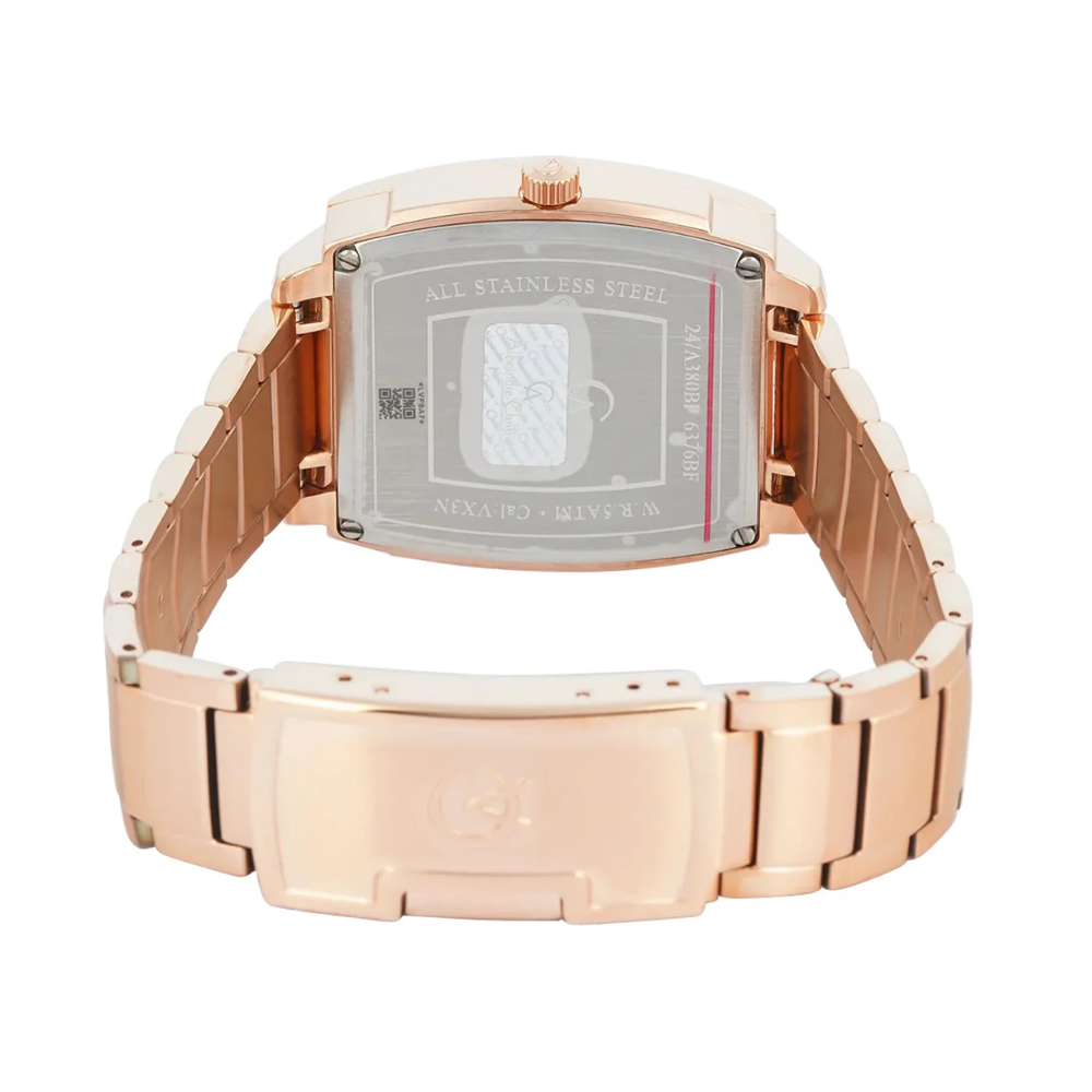 Alexandre Christie Rose Gold Women's Watch 6376BFBRGPN