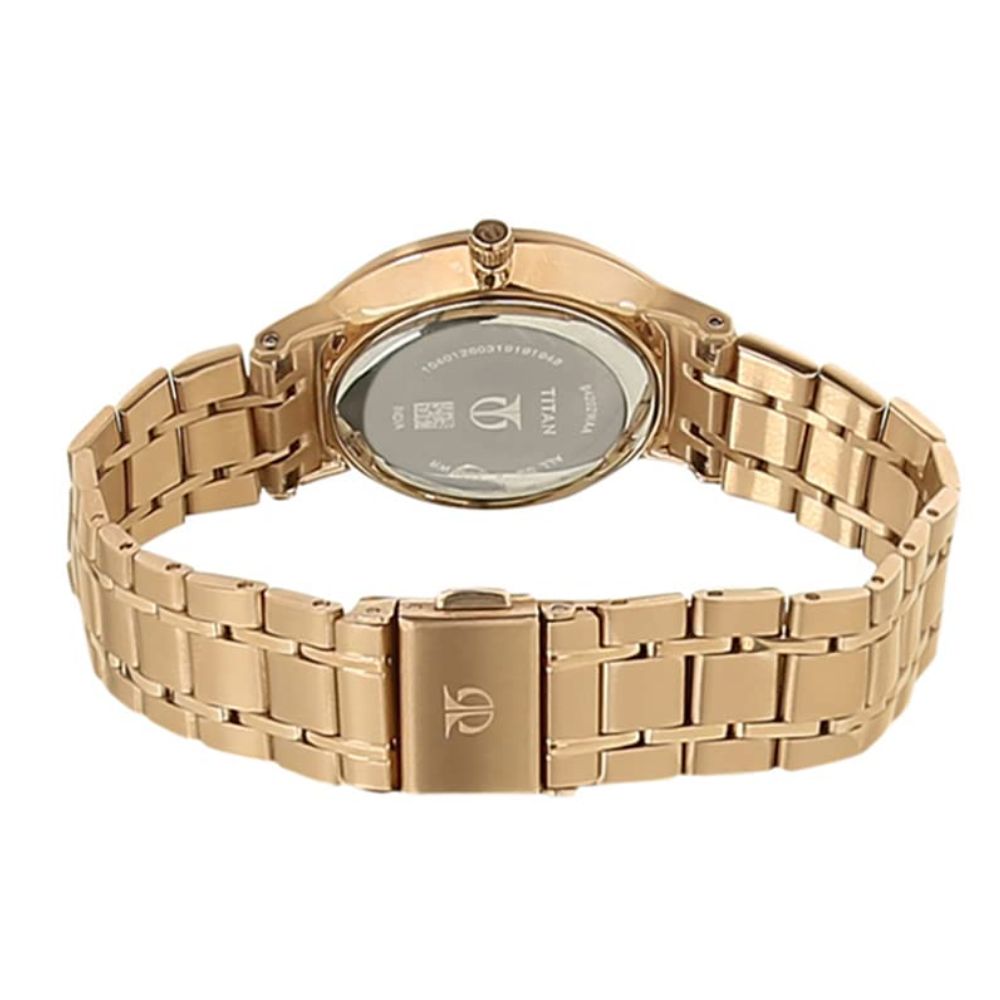 Titan Modern Bandhan Cream Dial Unisex Watch 9400294202WM01