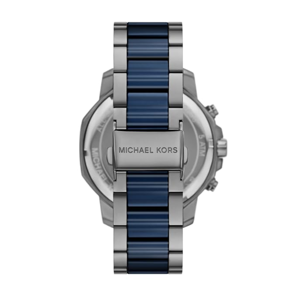 Michael Kors Prescott Blue Dial Men's Chronograph Watch MK9280