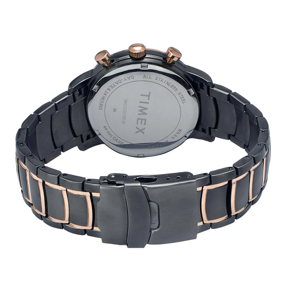 Timex Men’s Black Round Dial Analog Watch TWEG20206