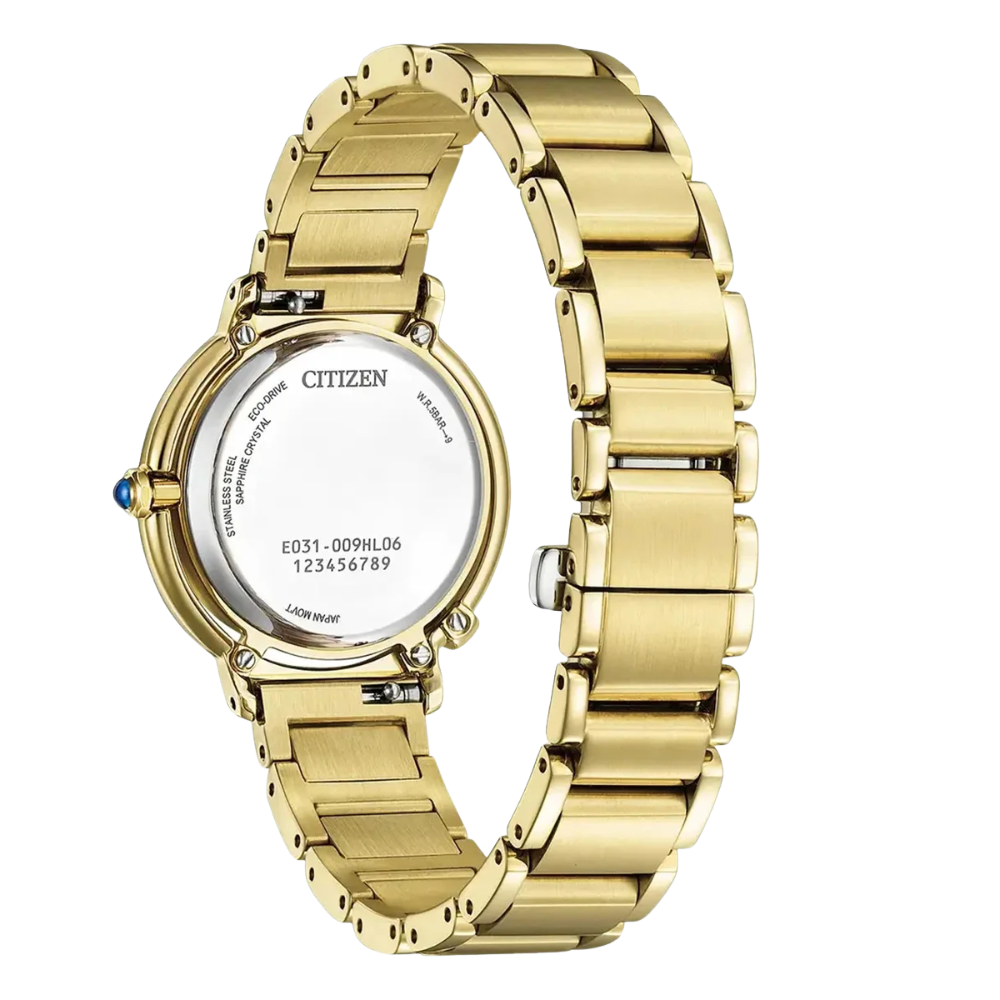 CITIZEN L Arcly Blue Dial Women's Quartz Analog Stainless Steel Watch EM1099-57L