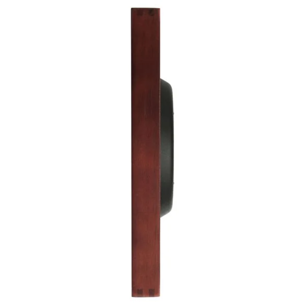 Titan Black & Timber Wooden Brown Dial Wall Clock W0090WA01